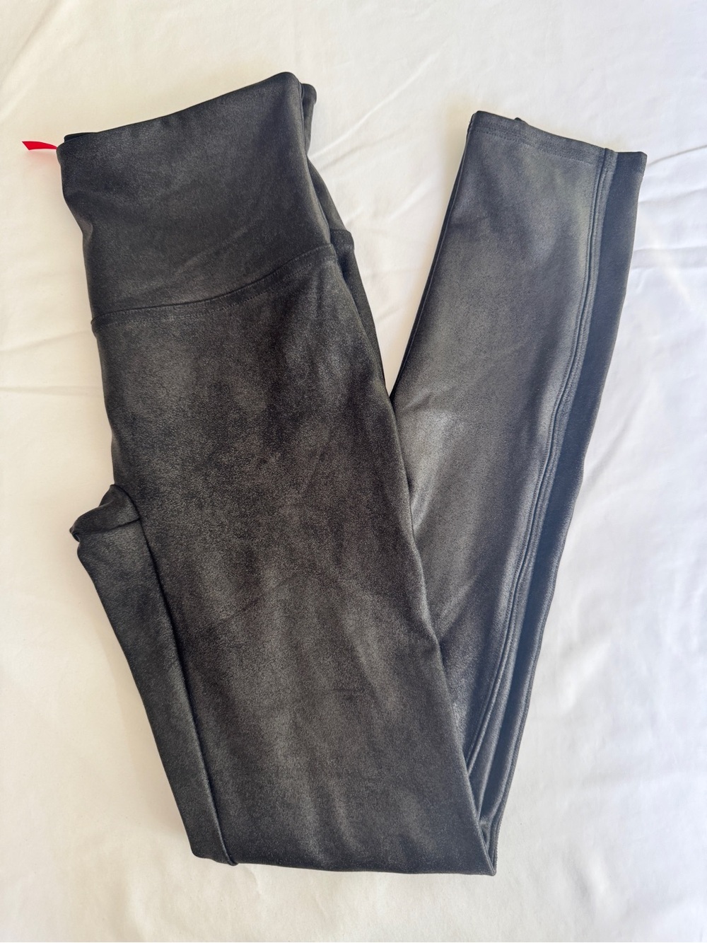 SPANX Faux Leather High Rise Leggings Black Women’s Size Medium M